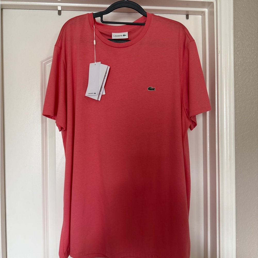 Lacoste Men's Coral Short Sleeve Tee